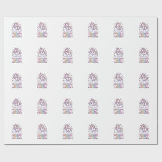 Eenhoring Ik ben niet raar Ik ben eenhoring niveau Cadeaupapier
