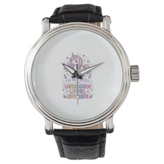 Eenhoring Ik ben niet raar Ik ben Eenhoring Niveau Horloge