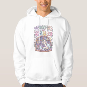 Eenhoring Introvert maar Fonkelend Origineel Wit B Hoodie