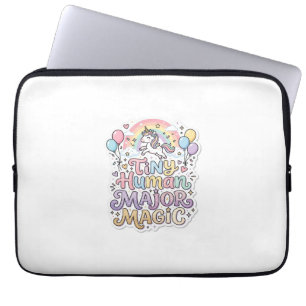 Eenhoring Kleine Mens Magische Premium Vector Vect Laptop Sleeve