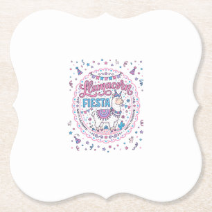Eenhoring Llamacorn Feest Mooie T-Shirt Grafisch_1 Kartonnen Onderzetters
