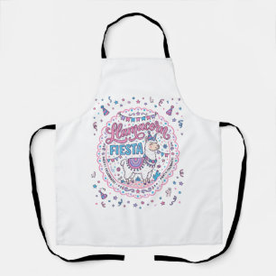 Eenhoring Llamacorn Feest Moppige T-shirt Grafiek_ Schort