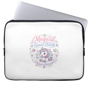 Eenhoring Magisch Sinds Geboorte Printklaar POD Ku Laptop Sleeve