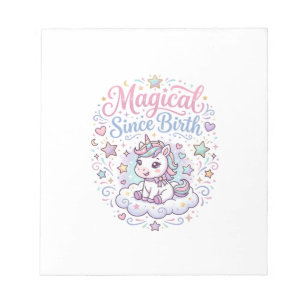 Eenhoring Magisch Sinds Geboorte Printklaar POD Ku Notitieblok