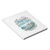 Eenhoring Magische Wegreis Printklaar POD Kunstwer Notitieblok (Schuin)