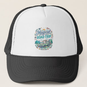 Eenhoring Magische Wegreis Printklaar POD Kunstwer Trucker Pet