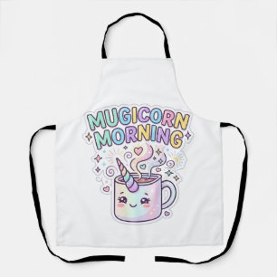 Eenhoring Mokicorn Ochtend Grafisch Ontwerp Zazzle Schort