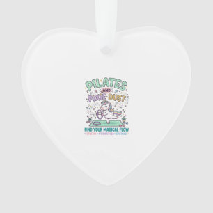 Eenhoring Pilates en Pixie Dust Vette Typografie T Ornament