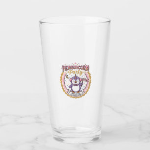 Eenhoring Pinguïnhoorn Feest POD Klaar Zazzle Ontw Glas