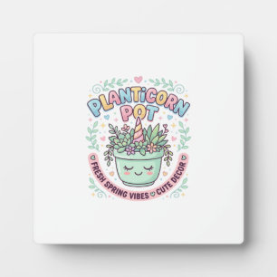 Eenhoring Planticorn Pot Grafisch Ontwerp Grafisch Fotoplaat