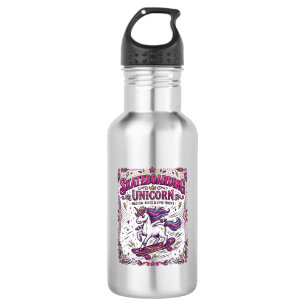Eenhoring Skateboarden Eenhoring Stijlvol Witte Ac Waterfles