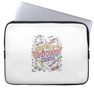 Eenhoring Skater Eenhoring Bemanning Whimsical Zaz Laptop Sleeve