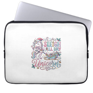 Eenhoring slee sleept de hele dag Eenhoring Schatt Laptop Sleeve