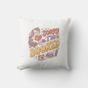 Eenhoring Sorry Ik Ben Geboekt Whimsical Zazzle On Kussen