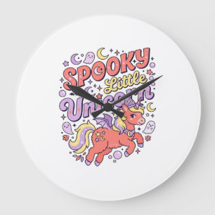 Eenhoring Spookachtige Kleine Eenhoring Whimsical Grote Klok