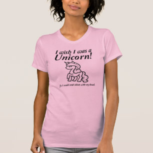 Eenhoring Steek Grappige T-shirt