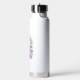 Eenhoring Strekt Zich Naar Mijn Magie Vette Typogr Waterfles