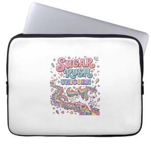 Eenhoring Suiker Storm Eenhoring Kawaii Marktplaat Laptop Sleeve