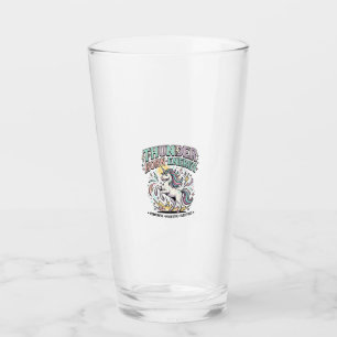 Eenhoring Thunder Horn Energie Retro Stijl Product Glas