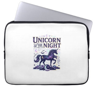 Eenhoring van de Nacht Grafisch Ontwerp Zazzle Ont Laptop Sleeve