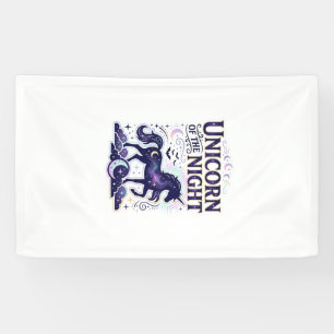 Eenhoring van de Nacht Grafisch Ontwerp Zazzle Ont Spandoek