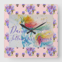 Eenhoring Watercolor Roze Bloem Meisjesnaam Dekbed