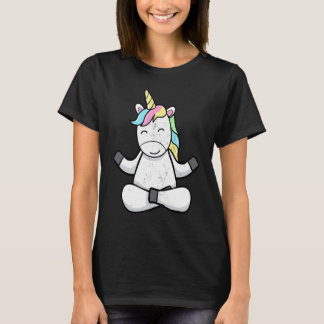 Eenhoring Yoga Magische Eenhoorns Fantasie Meditat T-shirt