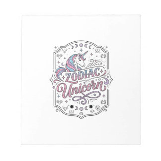 Eenhoring Zodiac Eenhoring Speels Schattig Cadeau  Notitieblok
