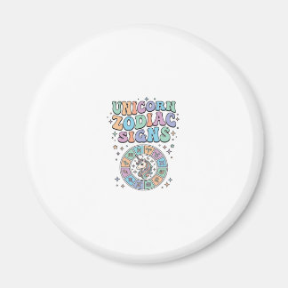 Eenhoring Zodiac Tekens Kawaii Vector Design_1 Magneet