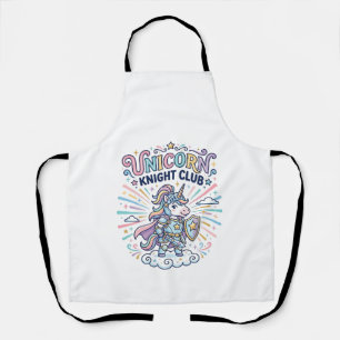 Eenhoringridderclub Printklaar kleding Grafisch_1 Schort