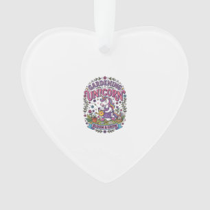 Eenhoringtuin Eenhoorn Reclame Lief Cadeau-ontwerp Ornament