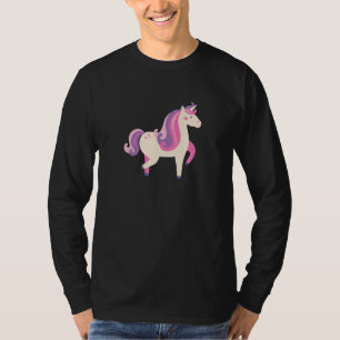 Eenhorn Eenhorn Dieren Kleurrijke Fabels Verhalen T-shirt