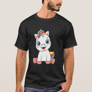 Eenhorn Eenhorntjes Kleurrijke Fabels Verhalen Lie T-shirt