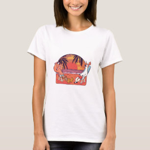 Eenhorn Flamingo Strand T-shirt