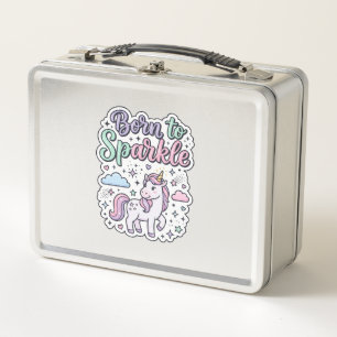 Eenhorn Geboren om Grafisch Ontwerp Merch te laten