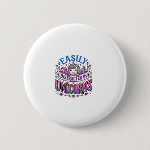 Eenhorn gemakkelijk afgeleid door Eenhorn reclame Ronde Button 5,7 Cm