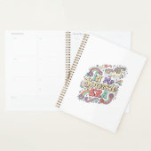 Eenhorn In Mijn Glitter Tijdperk Kawaii Kleding Gr Planner (Display)