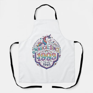 Eenhorn Magisch Sinds Jaar Trendy Print op Verzoek Schort