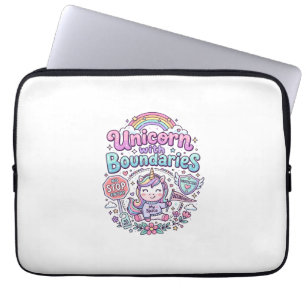 Eenhorn Met Grenzen Charmante Kleding Grafisch_1 Laptop Sleeve