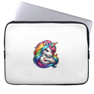Eenhorn Met Regenboog Manen Kunst Tank Top Laptop Sleeve