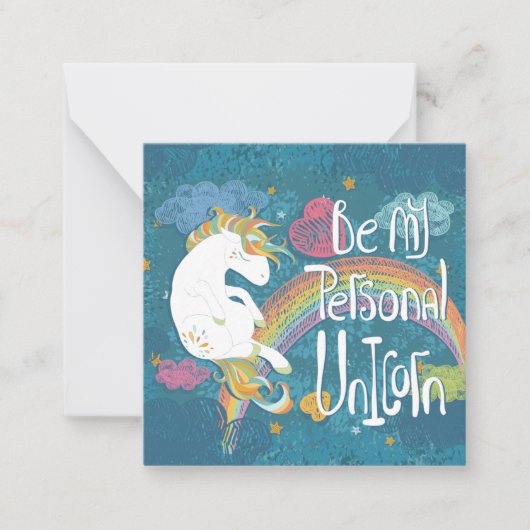 Eenhorn Notitiekaartje (Voorkant)
