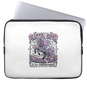 Eenhorn Pastel Goth Eenhorn Club Commerciële Stick Laptop Sleeve