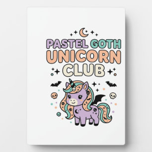 Eenhorn Pastel Goth Eenhorn Club Trendy Grafische  Fotoplaat