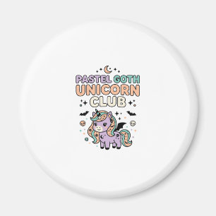 Eenhorn Pastel Goth Eenhorn Club Trendy Grafische  Magneet