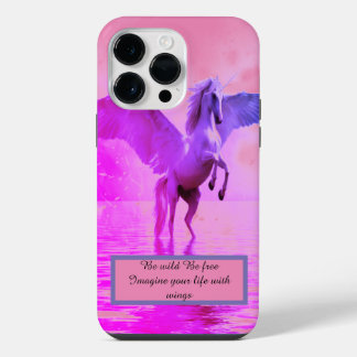 Eenhorn Pegasus Paard iPhone 14 Pro Max Hoesje