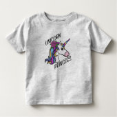 Eenhorn Prinses Ontwerp - Peuter Fijne Jersey T-Sh Kinder Shirts (Voorkant)