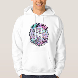 Eenhorn Roller Disco POD Klaar Marketplace Kunstwe Hoodie