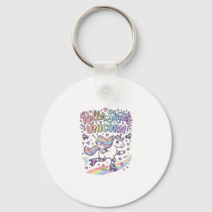 Eenhorn Roller Skates Eenhorn Speelse Sticker en  Sleutelhanger