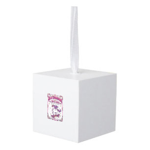 Eenhorn Skateboarding Eenhorn Stijlvol Witte Achte Kubus Ornament