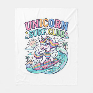 Eenhorn Surfclub Fleece Deken